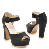 Funki Buys | Shoes | Women's Platform Super High Chunky Heel Sandals