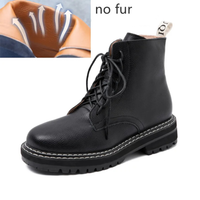 Funki Buys | Boots | Women's Real Leather Lace Up Ankle Boots