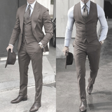 Funki Buys | Suits | Men's Formal Tuxedos | 3 Pcs Slim Fit Business