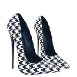 Funki Buys | Shoes | Women's Custom Houndstooth Super High Heels
