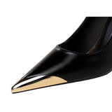 Funki Buys | Shoes | Women's Dress Shoes Metal Toe and Heel