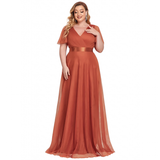 Funki Buys | Dresses | Women's Plus Size Long Evening Dress