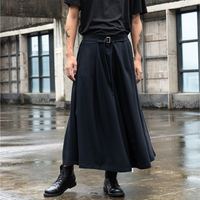 Funki Buys | Skirts | Men's Women's Harajuku Japanese Long Skirt