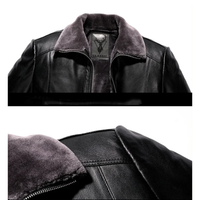 Funki Buys | Jackets | Men's Leather Fleece Motorcycle Jackets