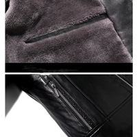 Funki Buys | Jackets | Men's Leather Fleece Motorcycle Jackets