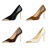 Funki Buys | Shoes | Women's Dress Shoes Metal Toe and Heel