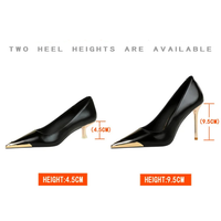 Funki Buys | Shoes | Women's Dress Shoes Metal Toe and Heel