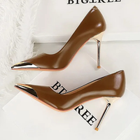 Funki Buys | Shoes | Women's Dress Shoes Metal Toe and Heel