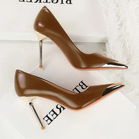 Funki Buys | Shoes | Women's Dress Shoes Metal Toe and Heel