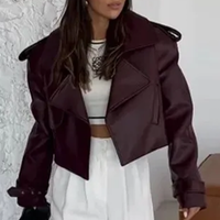 Funki Buys | Jackets | Women's Extra Long Faux Leather Coat