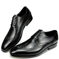Funki Buys | Shoes | Men's Genuine Leather Formal Shoes | Derby Shoe