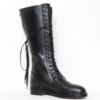 Funki Buys | Boots | Men's Deluxe Leather High Lace Up Boots