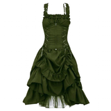 Funki Buys | Dresses | Women's Gothic Retro Party Dress | Victorian