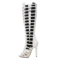 Funki Buys | Boots | Women's Roman Gladiator Lace Up Stilettos