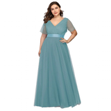 Funki Buys | Dresses | Women's Plus Size Long Evening Dress