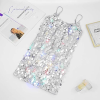 Funki Buys | Dresses | Women's Sparkly Sequin Sling Mini Dress