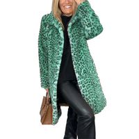 Funki Buys | Jackets | Women's Leopard Print Plush Coat
