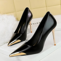 Funki Buys | Shoes | Women's Dress Shoes Metal Toe and Heel