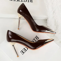 Funki Buys | Shoes | Women's Dress Shoes Metal Toe and Heel