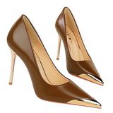 Funki Buys | Shoes | Women's Dress Shoes Metal Toe and Heel