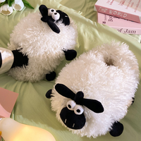 Funki Buys | Shoes | Unisex Cute Wide Eyed Sheep Slippers