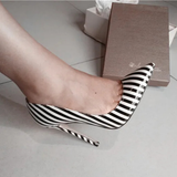 Funki Buys | Shoes | Women's Luxury Striped High Heel Stilettos