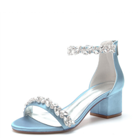 Funki Buys | Shoes | Women's Low Block Heel Wedding Sandal