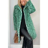 Funki Buys | Jackets | Women's Leopard Print Plush Coat