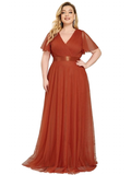 Funki Buys | Dresses | Women's Elegant Chiffon Evening Dress