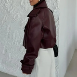 Funki Buys | Jackets | Women's Extra Long Faux Leather Coat