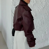 Funki Buys | Jackets | Women's Extra Long Faux Leather Coat