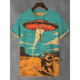 Funki Buys | Shirts | Unisex Cartoon Cat Tee