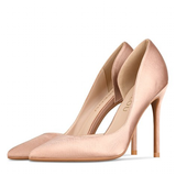 Funki Buys | Shoes | Women's Satin High Heel Stilettos | Pointed Pumps