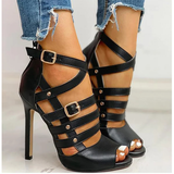 Funki Buys | Shoes | Women's Strappy Roman Stiletto Sandals