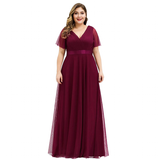 Funki Buys | Dresses | Women's Plus Size Long Evening Dress