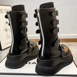 Funki Buys | Boots | Women's Gothic Punk Studded Biker Boots