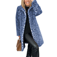 Funki Buys | Jackets | Women's Leopard Print Plush Coat