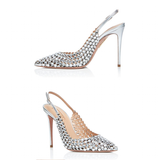 Funki Buys | Shoes | Women's Metallic Bling Bridal Stilettos | Wedding