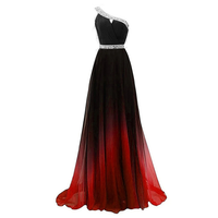 Funki Buys | Dresses | Women's Long Gradient Chiffon Dress