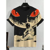 Funki Buys | Shirts | Unisex Cartoon Cat Tee