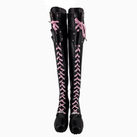 Funki Buys | Boots | Women's Cosplay Gothic Lace Up Boots