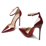 Funki Buys | Shoes | Women's Patent Leather Pointed Toe Stilettos