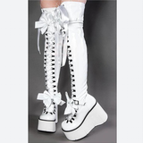 Funki Buys | Boots | Women's Butterfly Bow Over the Knee Boots