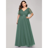 Funki Buys | Dresses | Women's Plus Size Long Evening Dress