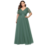 Funki Buys | Dresses | Women's Plus Size Long Evening Dress