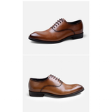 Funki Buys | Shoes | Men's Genuine Leather Formal Shoes | Oxford Shoes