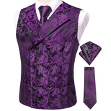 Funki Buys | Vests | Men's 4 Pcs Formal Floral Tie Vest Set