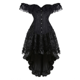 Funki Buys | Dresses | Women's Lace 2 Pcs Corset Skirt Sets