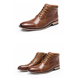 Funki Buys | Boots | Men's Luxury Genuine Leather Chukka Ankle Boot