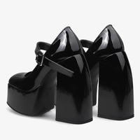 Funki Buys | Shoes | Women's High Patent Platform Mary Janes